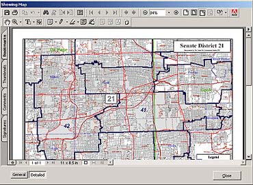 Street-level map screenshot